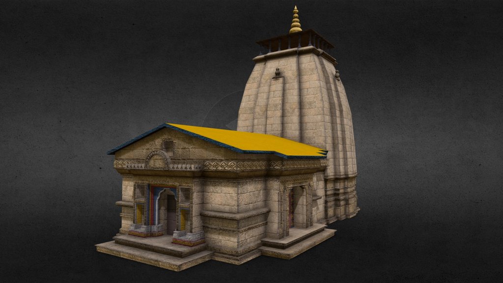 Kedarnath - A 3D Model Collection By Weblinqsindia - Sketchfab