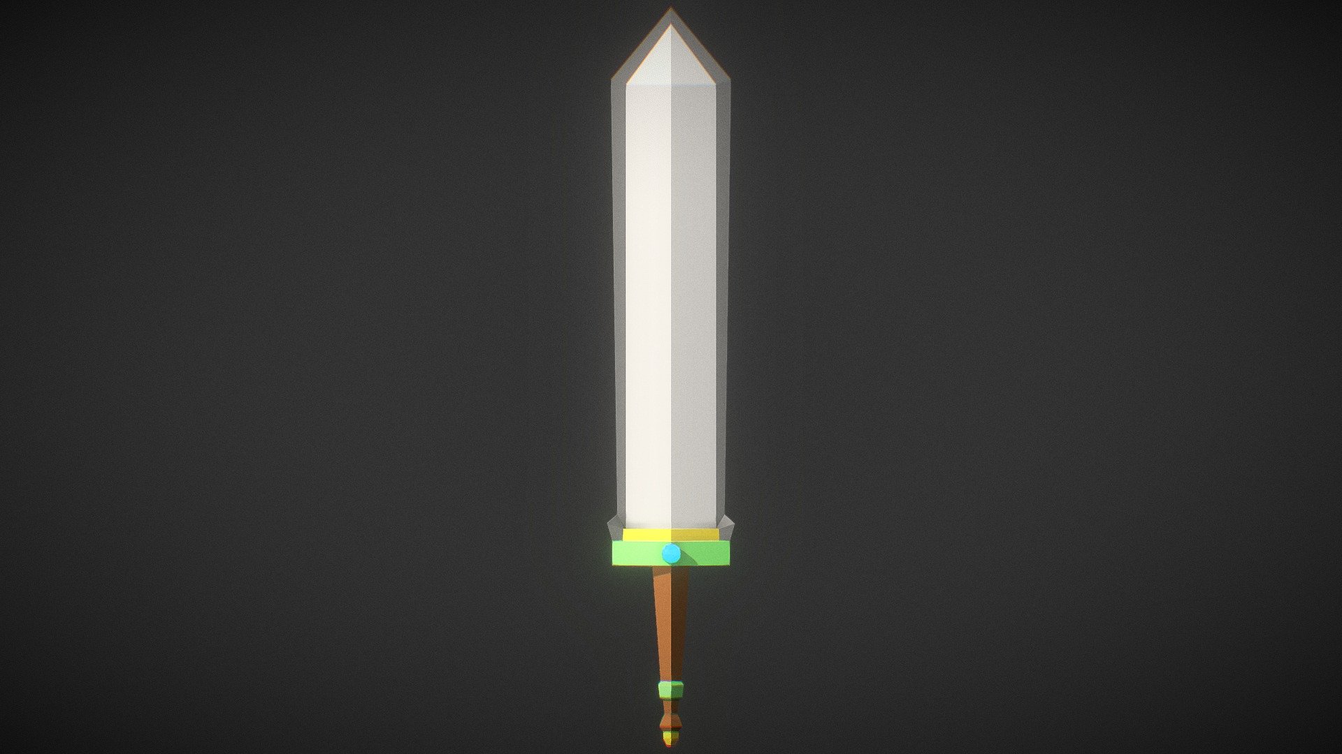 Low poly sword