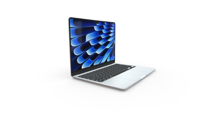 Apple MacBook Air 13-inch 2024 Edition 3D Model