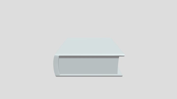 Book 3D Model