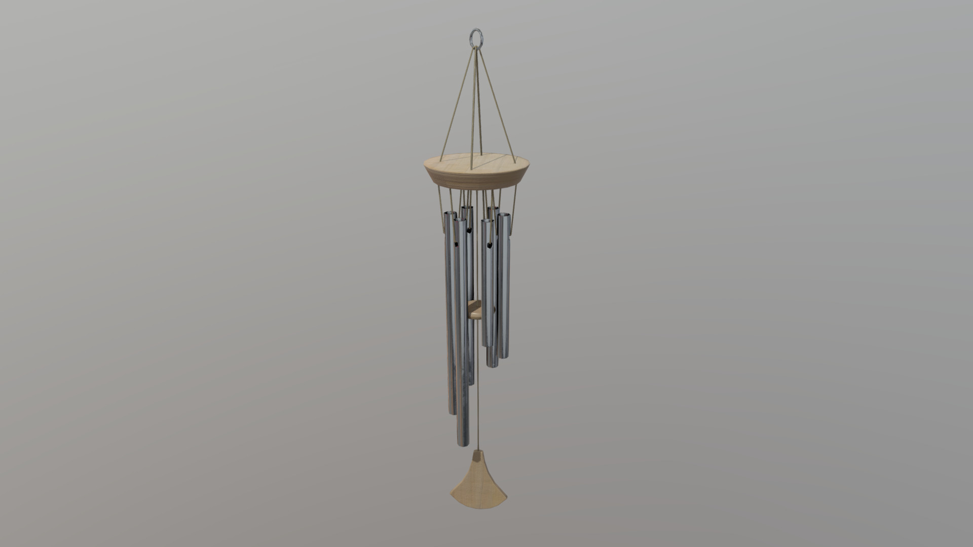 3D model Wind Chime - This is a 3D model of the Wind Chime. The 3D model is about a light pole with a light on top.