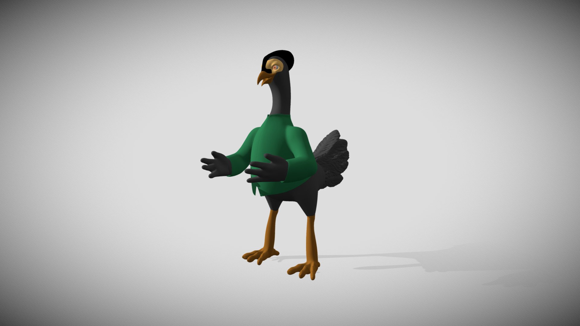 Maskot Maleo - 3D model by Ikal.Ichwan [45dc4f2] - Sketchfab