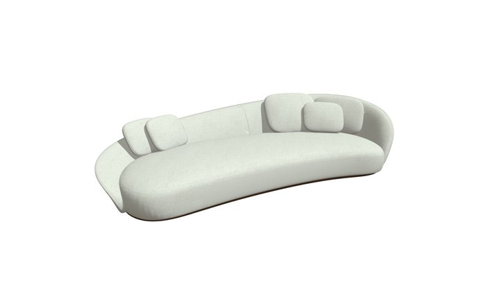 SOFA BAROA ARTE NOVA AGAVE CASA 3D Model