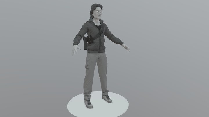 Male Model 3D Model