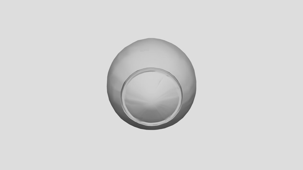 Low-poly alien eye