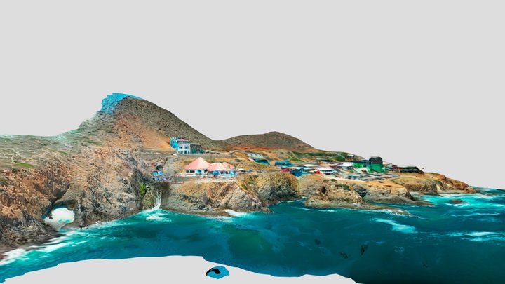 La Bufadora Ensenada baja californa 3D Model