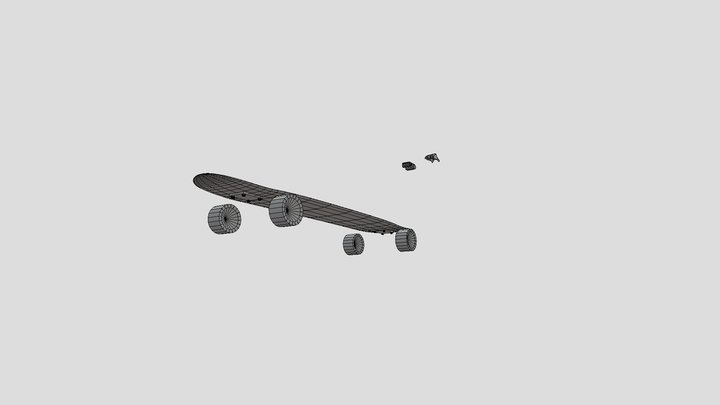 long board 3D Model