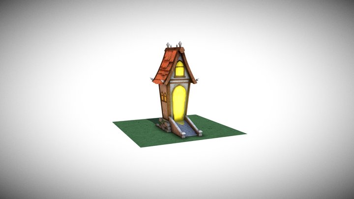 Cartoon Home 3D Model