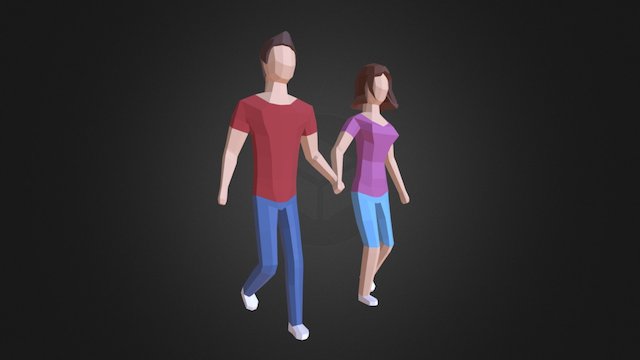 Couple 3D Model