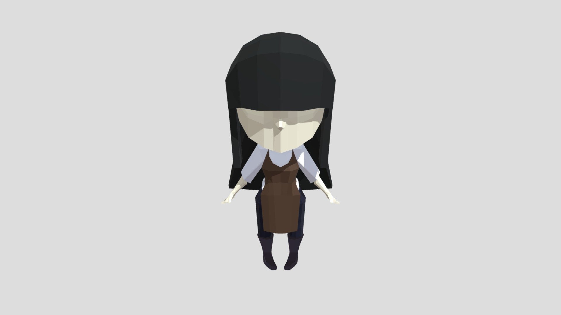 Character chibi UAS 2D/3D - 3D model by Revaworkdesk [45e0757] - Sketchfab