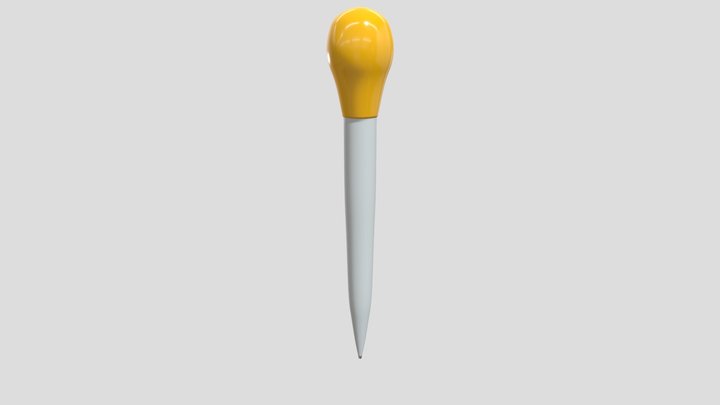 pipet tetes 3D Model