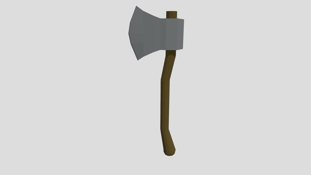 Low Poly Axe