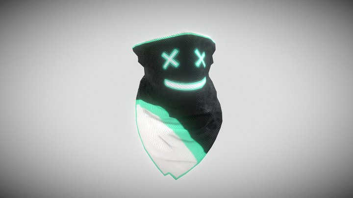 Neon Death (mint) 3D Model