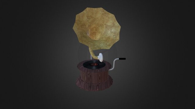 Gramófono 3D Model