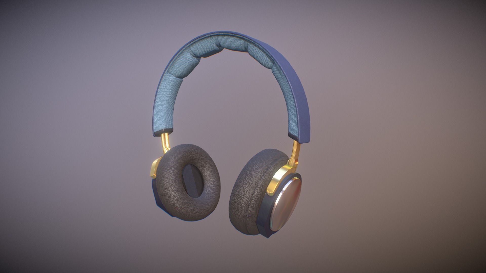 3D model head phone - This is a 3D model of the head phone. The 3D model is about a close-up of a key.