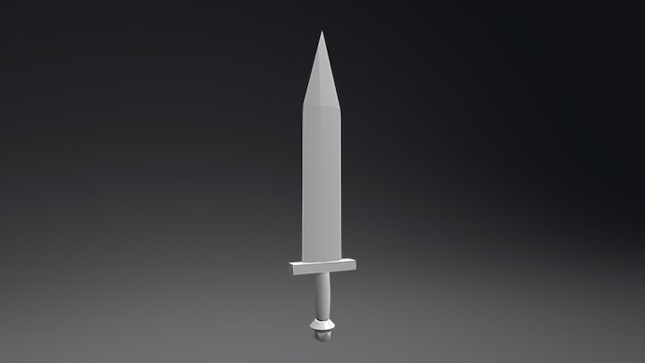 Basic Sword 3D Model
