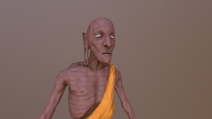 Monkdude 3D Model