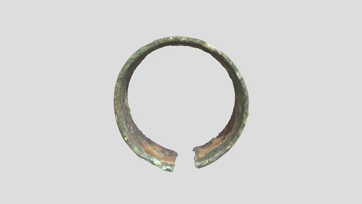 Anel de bronze (Idade do Bronze) 3D Model