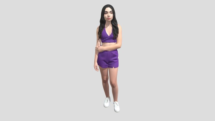 Purple Knit Set – Modello 3D gratuito STL