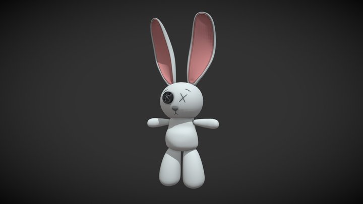 Rabbit plush / Conejo Peluche 3D Model
