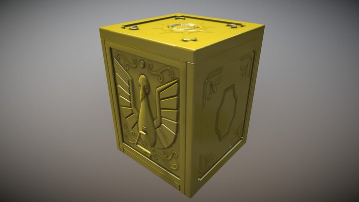 Box Sygnus saint seiya pandora's box 3D Model