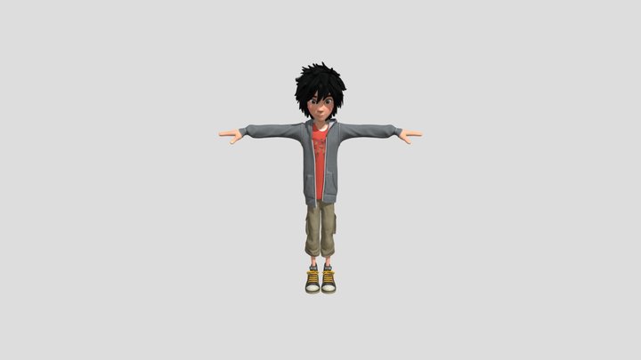 Hiro Hamada FBX (Kingdom Hearts III) – Gratis 3D-model STL