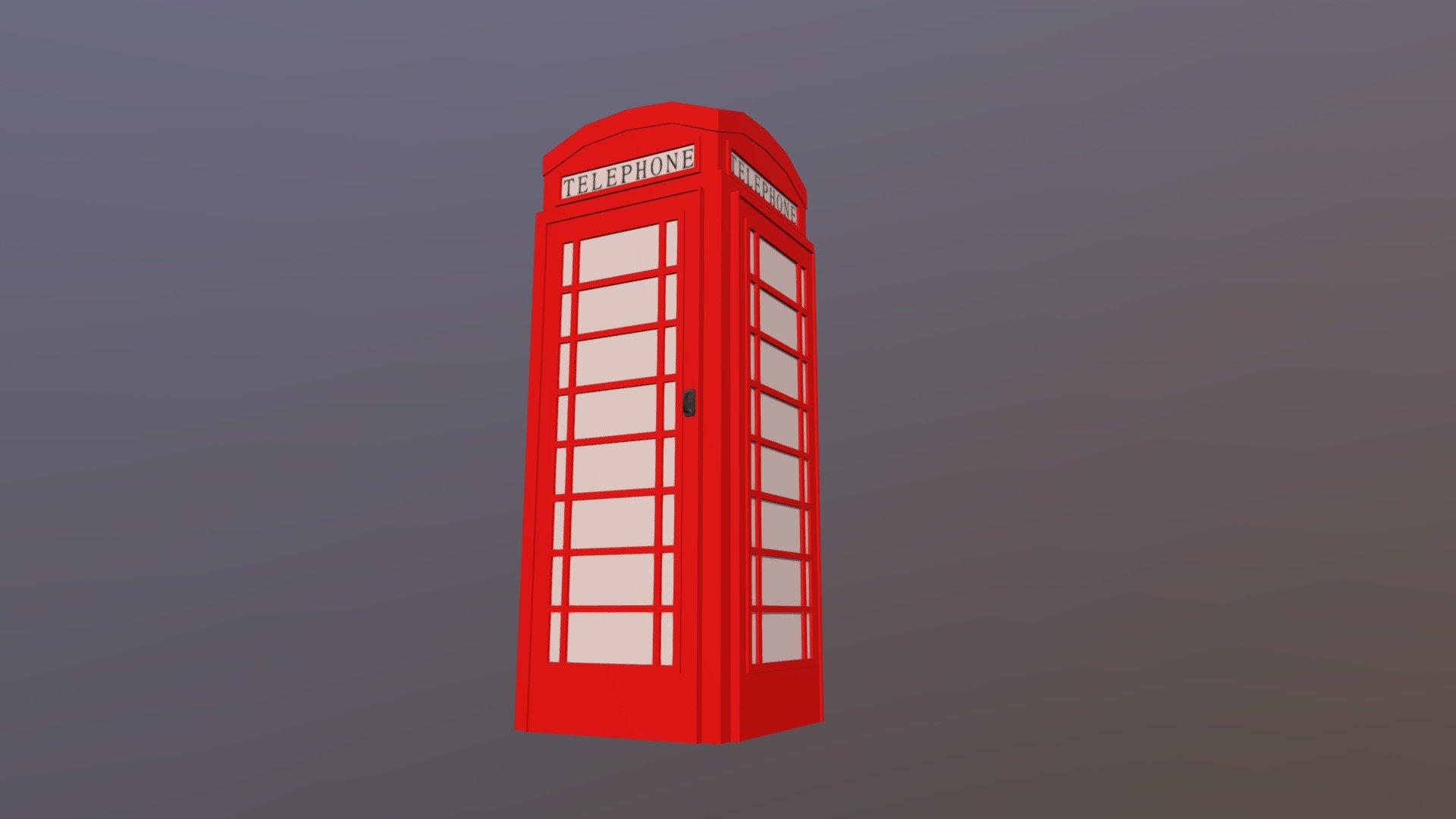 Phone Booth 3d Model By Sebastiansantamaura [45e5a81] Sketchfab