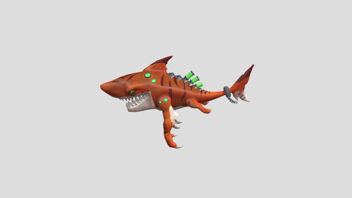 Hungry Shark 1.0 3D Model