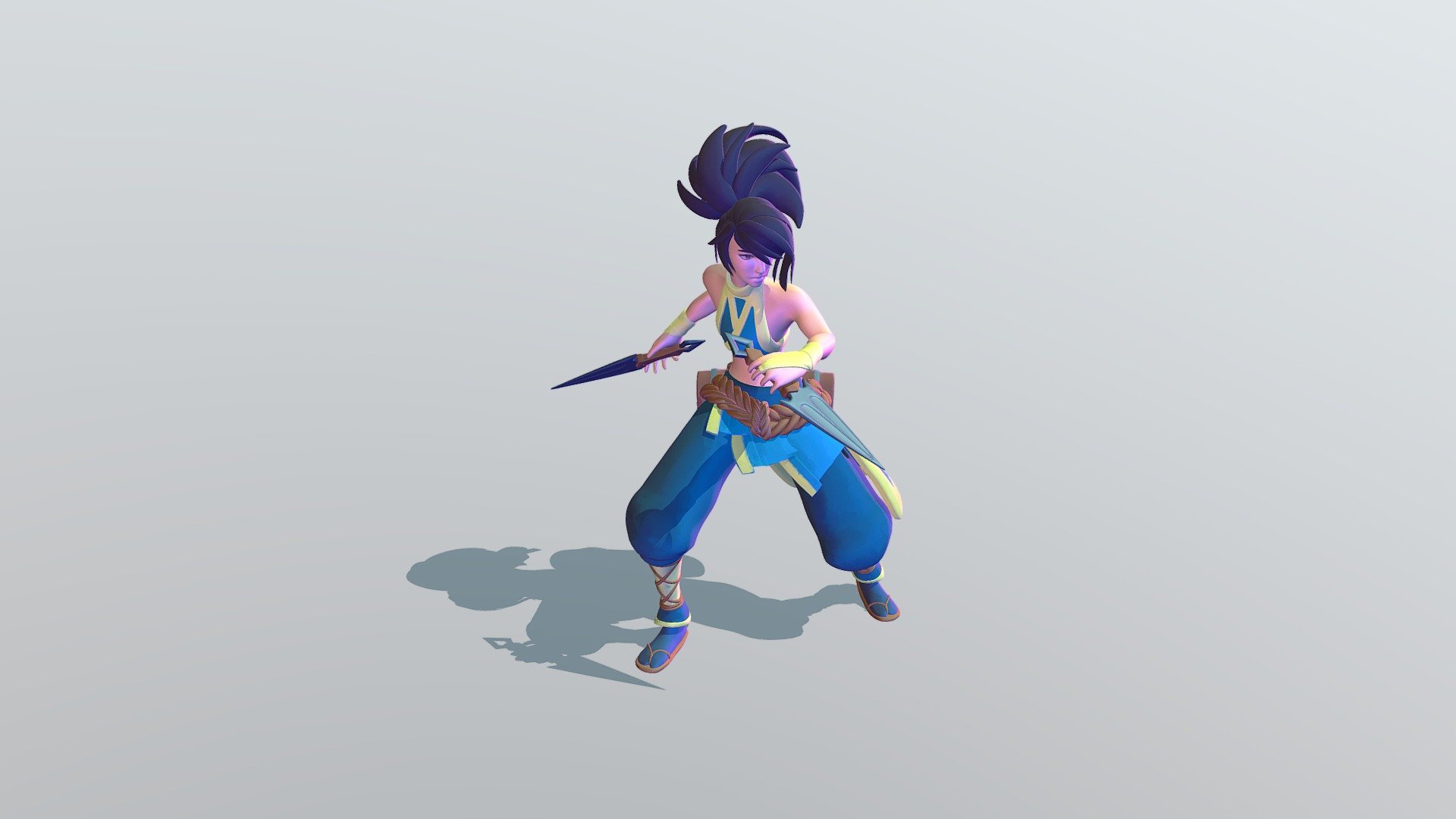 AKALI _ Isabella Cherchyk - 3D model by isabella.cherchyk [45e8463 ...