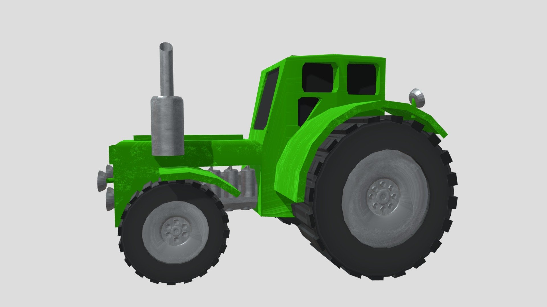 Tractor - Download Free 3D model by phoenix_russell [45e9d99] - Sketchfab