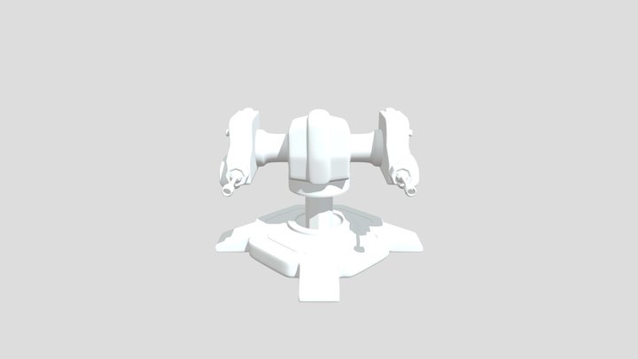 Turret (Untextured) 3D Model