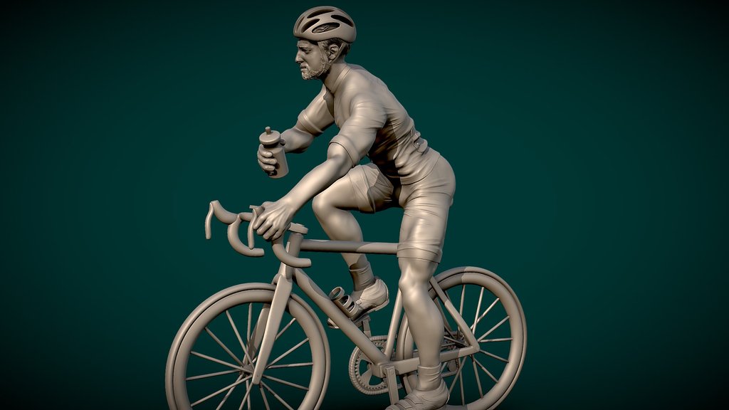 Cyclist - 3d printable