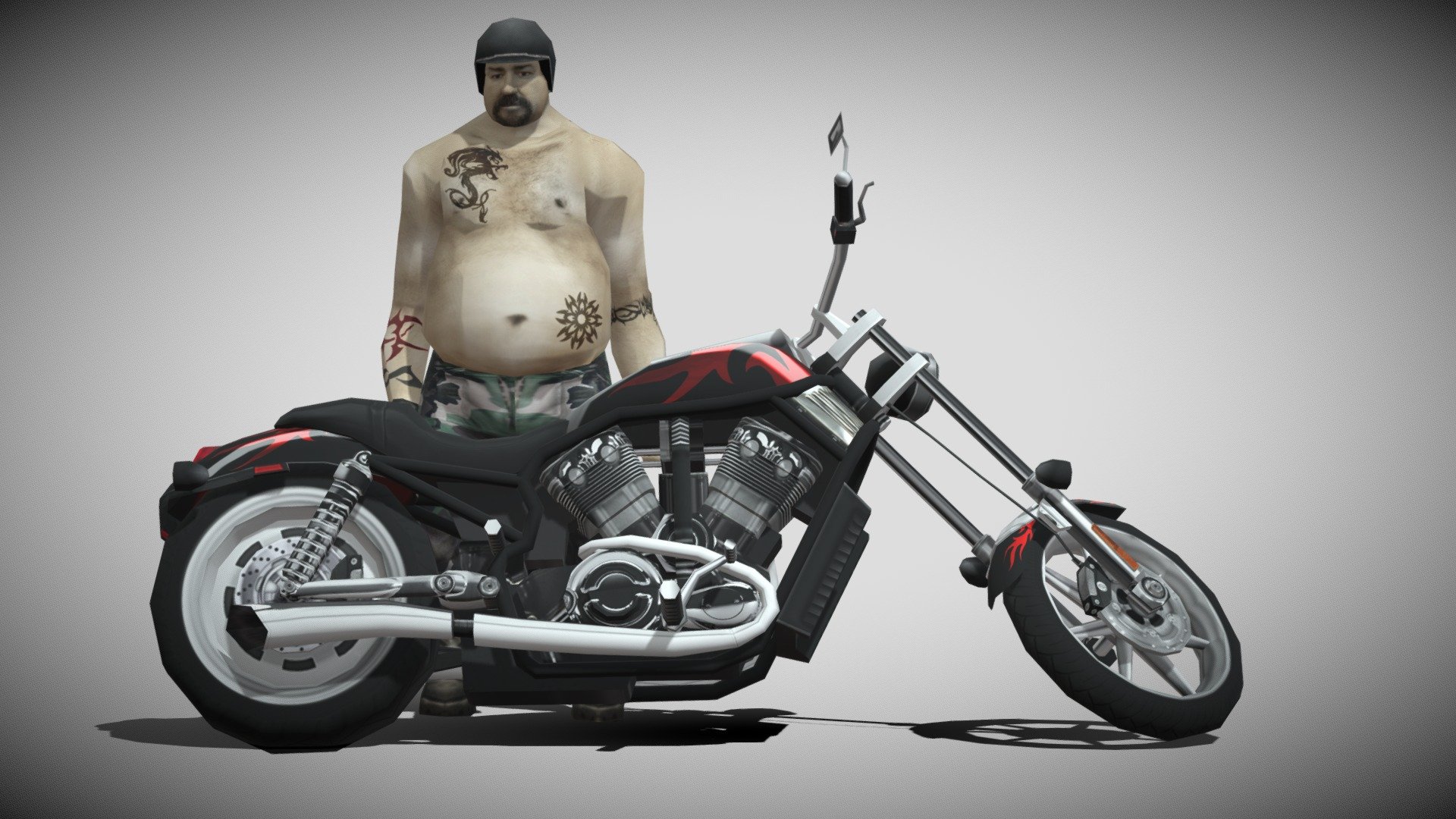3DRT - Biker - 08 - 3D model by 3DRT.com [45eb7dd] - Sketchfab