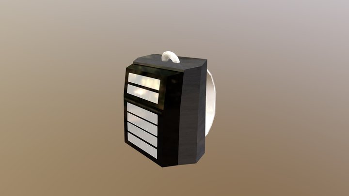 Plastic Survival Backpack 3D Model