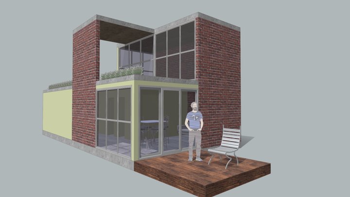 Vacation House 3D Model