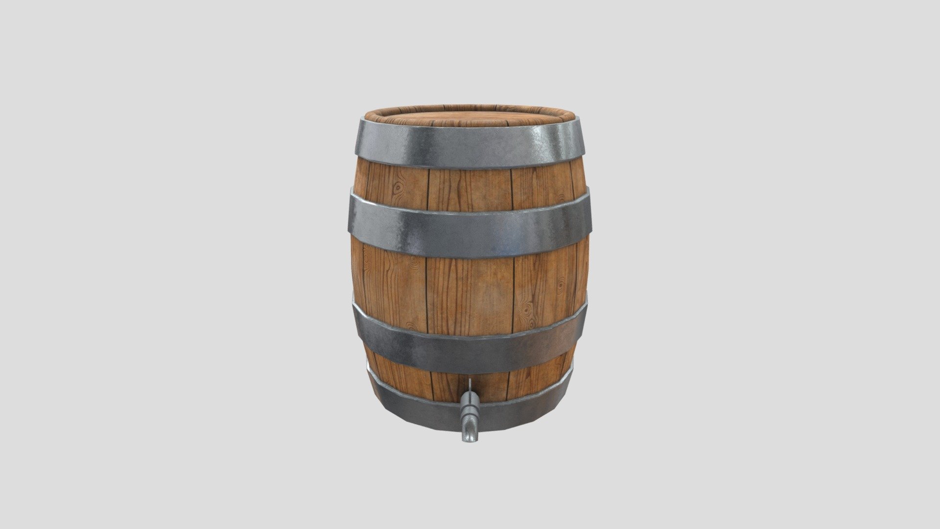 [Model 1] Barrel - 3D model by Maxwell (@maxgwn) [45ecff0] - Sketchfab