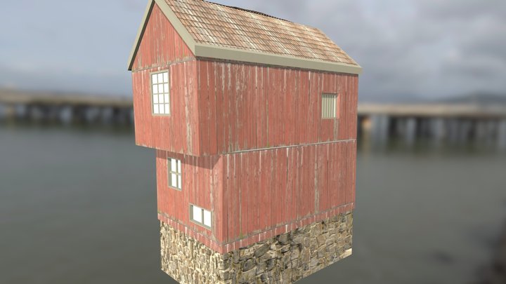Norwegian shed 3D Model