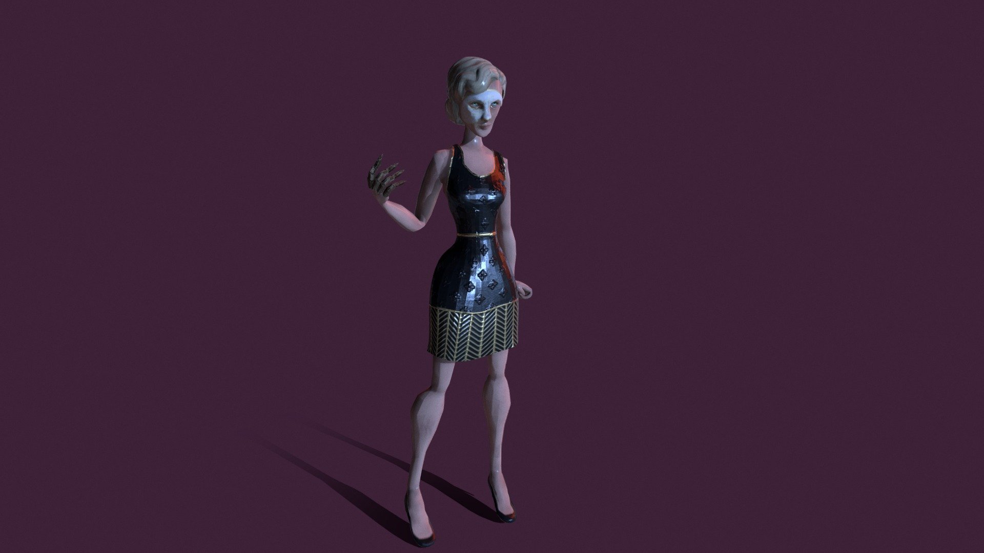 Female Cultist - 3D model by Kim Baker (@Kim_Baker) [45ef279] - Sketchfab