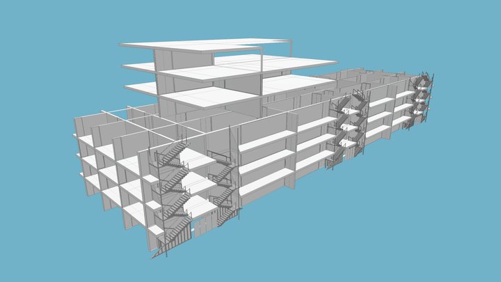 Architecture_Building_Inner.c4d 3D Model