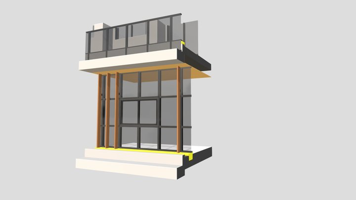 SLIDINGLASS + PELE DE VIDRO 3D Model
