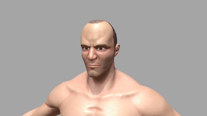 Jason Statham Character Project 3D Model
