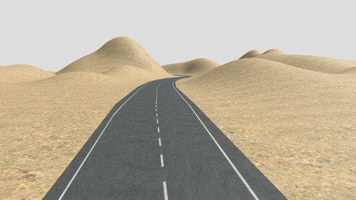 Simple Landscape 3D Model