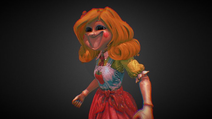 Miss Delight Normal 3D Model