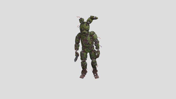 FNAF Springtrap Animacronic 3D Model