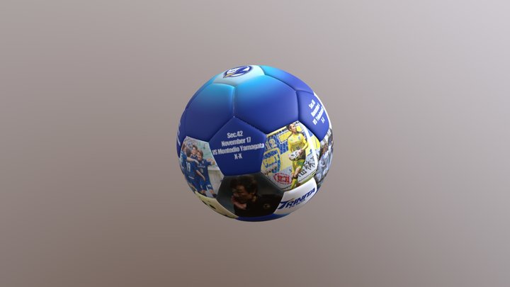 Black Soccer Ball 3D Model