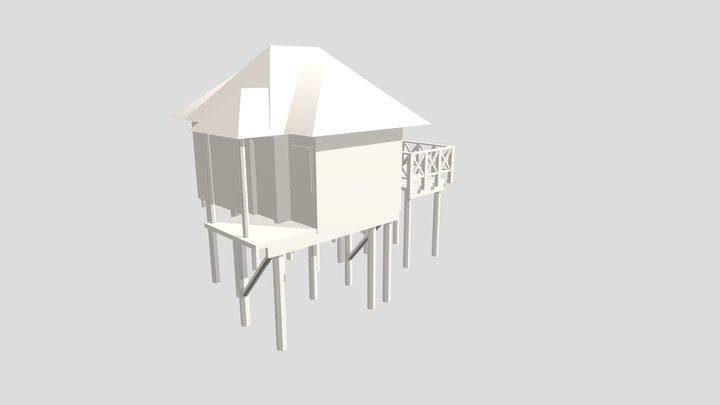 By the ocean - House Model 3D Model