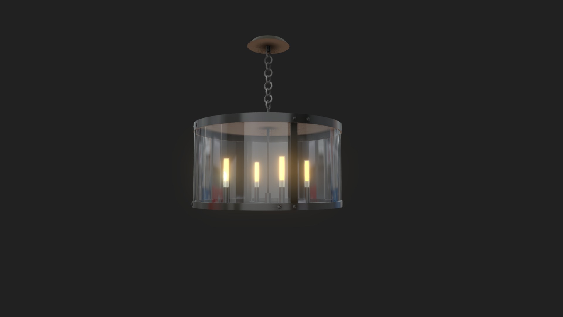3D model HGPLD99 - This is a 3D model of the HGPLD99. The 3D model is about a light fixture from a ceiling.