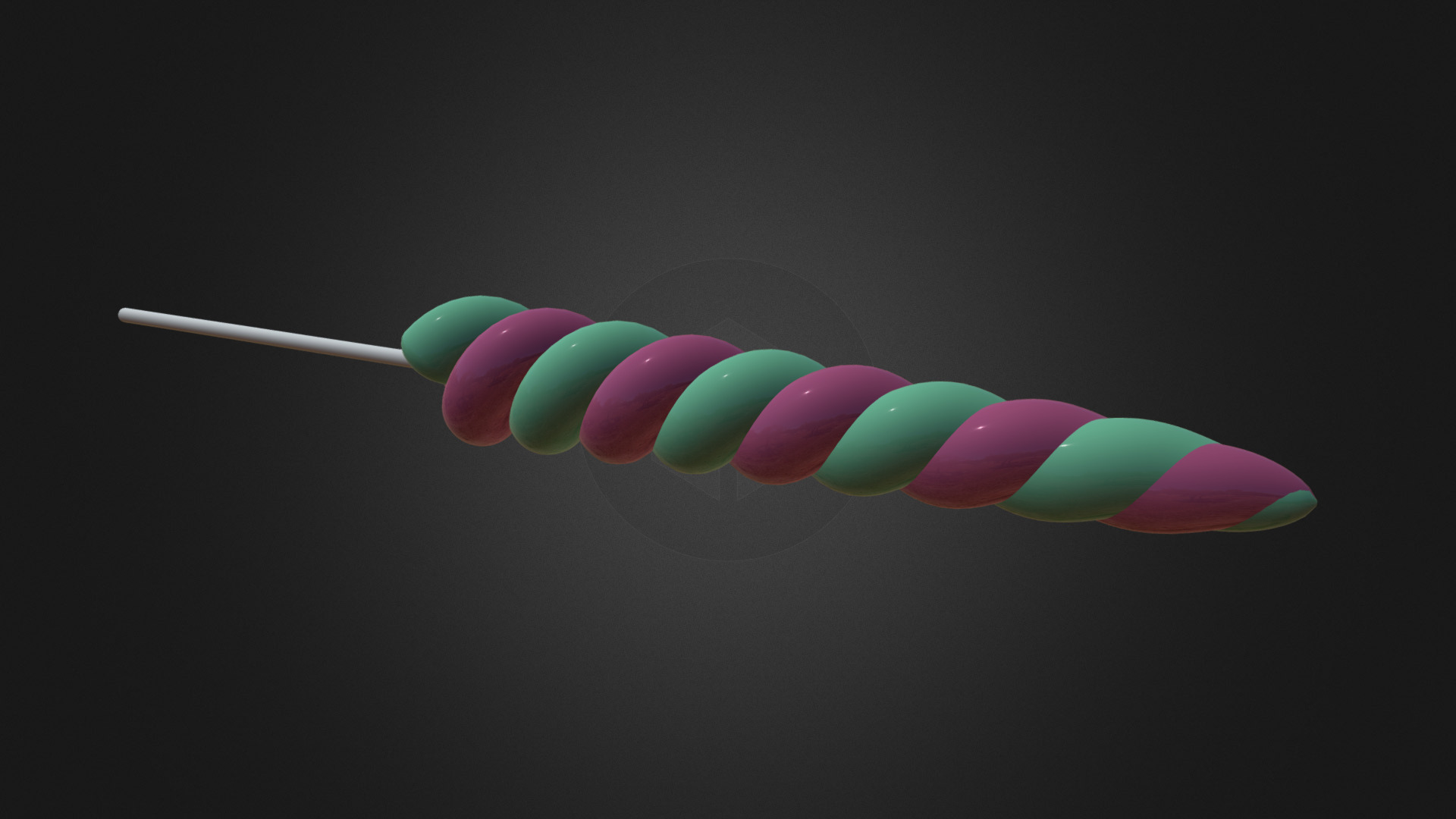 3D model Lollipop - This is a 3D model of the Lollipop. The 3D model is about a pair of colorful sunglasses.