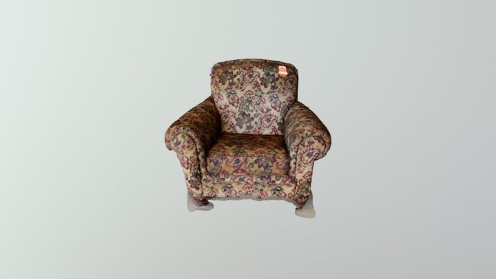 Salvation Army Couch 1 3D Model