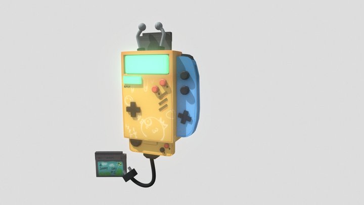 Modified Gameboy 3D Model